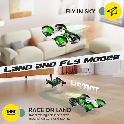 Holy Stone HS210T Drones para niños, 2 en 1 MINI Drone interior con...