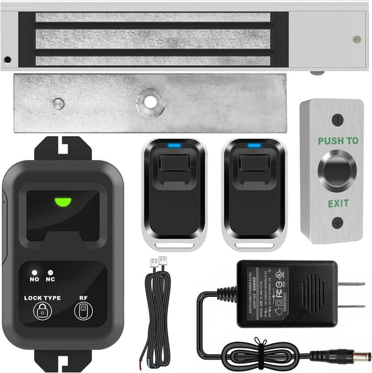 UHPPOTE Control de acceso Outswinging 600lb Sistema de bloqueo de p...