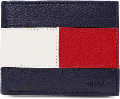 Tommy Hilfiger Cartera Passcase para hombre con ventana de identifi...