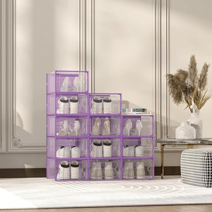Kuject Cajas de almacenamiento de zapatos grandes, 12 unidades | Es...