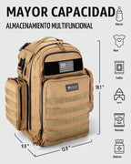 Dinictis Mochila para pañales para papá con cambiador de pañales, c...