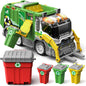 BLUEYAK - Camión de basura grande para niños, limpiador ECO City co...