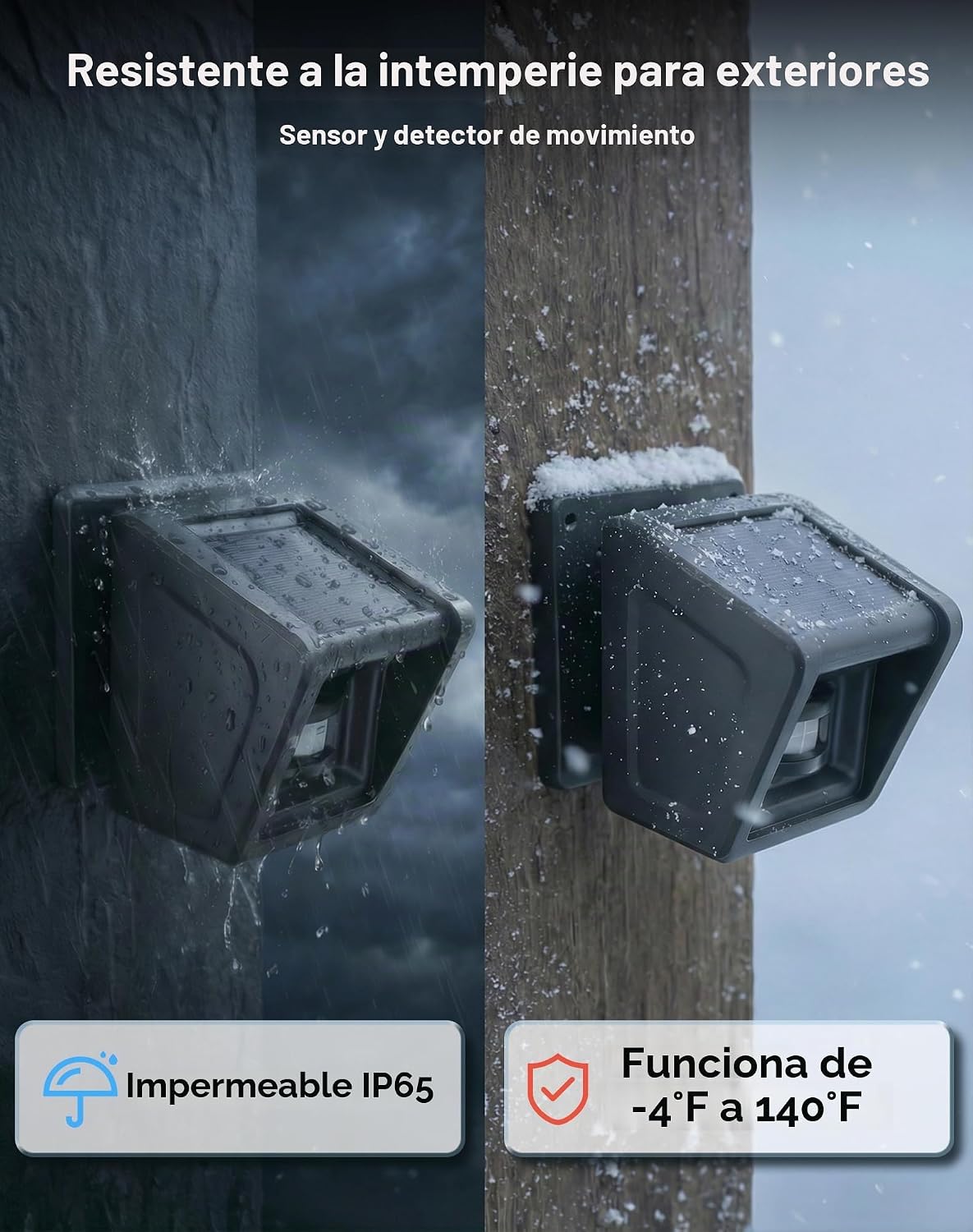 Alarma solar inalámbrica para entrada \u2013 1\/2 milla de largo al...