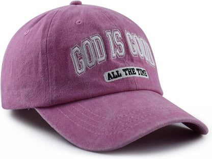 VIPCapz Gorra de béisbol con texto en inglés "God is Good All T...
