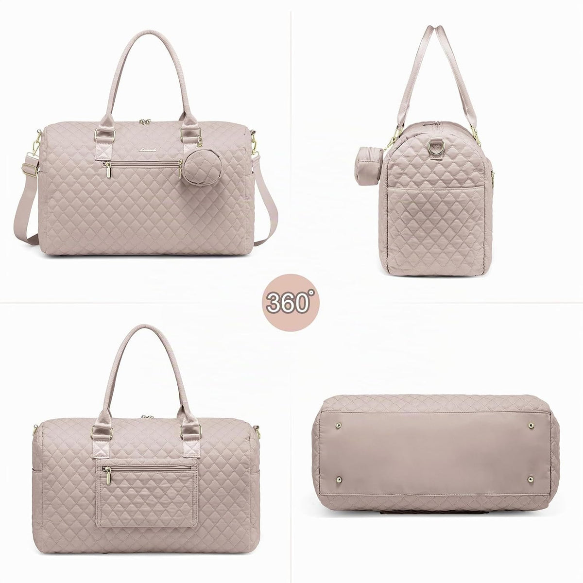 LOVEVOOK - Bolso para pañales con estuche para chupete y cambiador,...