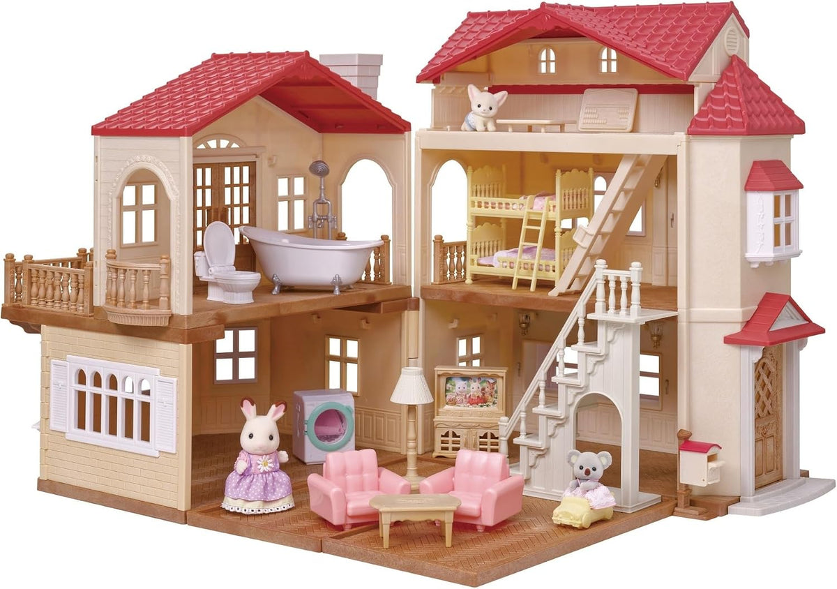 Calico Critters - Red Roof Home - Casa de campo - Edición de set de...