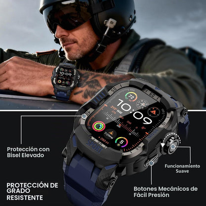 DABAOZA Funda resistente con correa táctica para hombre, compatible...