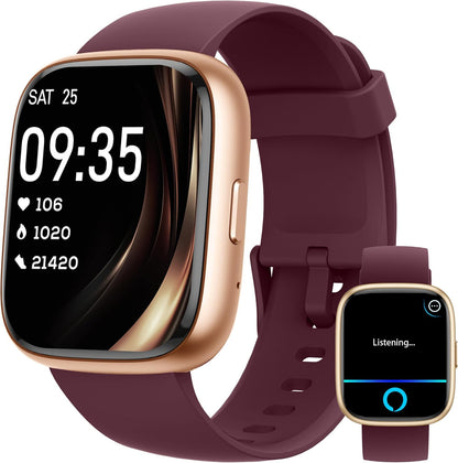 LODIMEKE Reloj inteligente, Alexa integrado, para responder\/hacer...