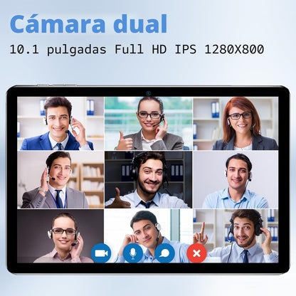 ECOPAD Tablet Android 15, tabletas de 10 pulgadas con teclado y mou...