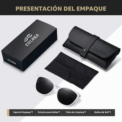 Colrea Gafas de Sol Modernas con Forma de Ojo de Gato para Mujer, E...