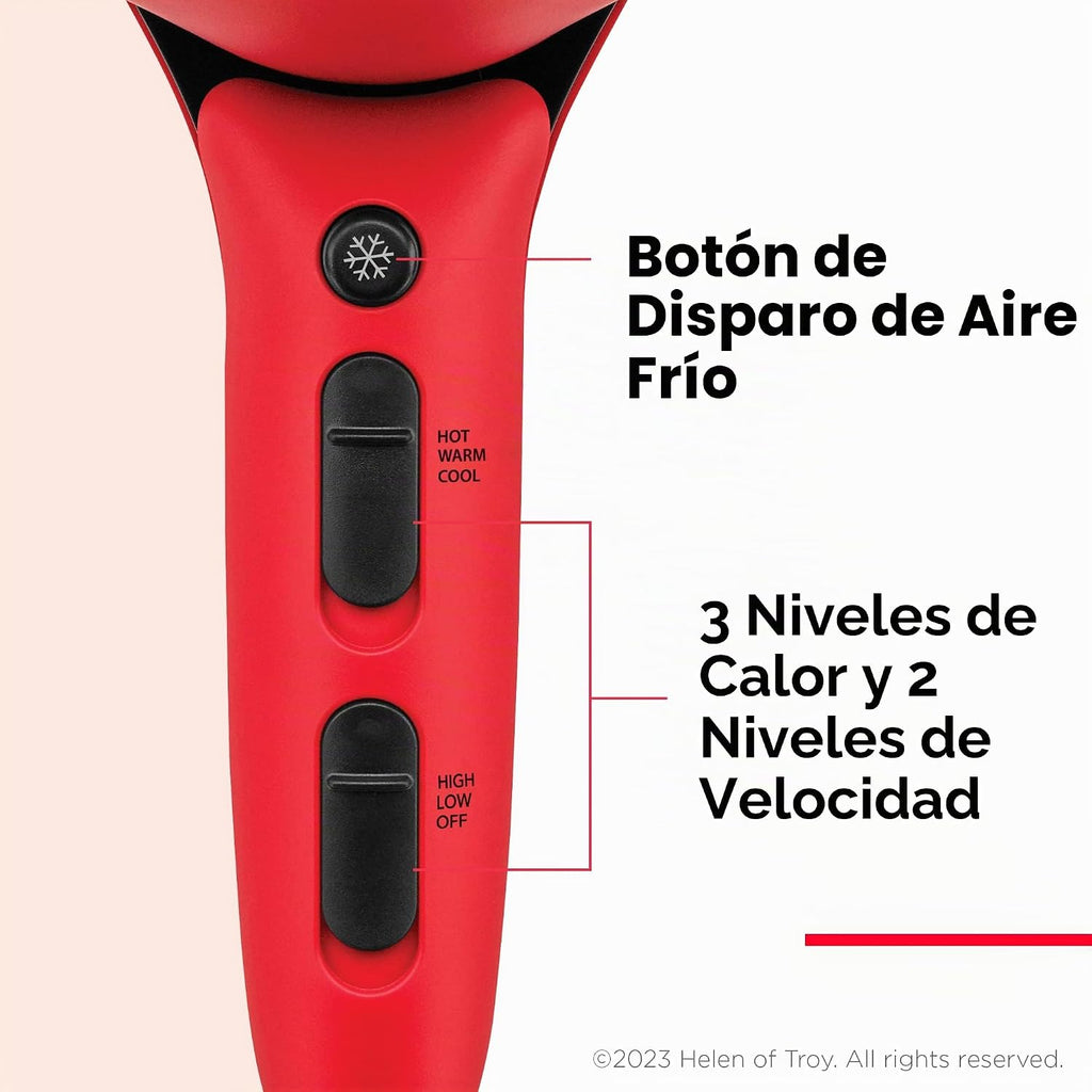 REVLON Secador de pelo con control de flujo de aire con difusor, co...