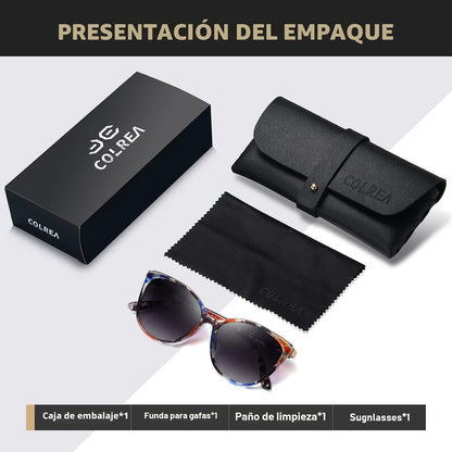 Colrea Gafas de Sol Modernas con Forma de Ojo de Gato para Mujer, E...