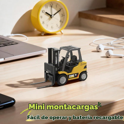 YESHIN Mini carretilla elevadora con control remoto, aleación a esc...