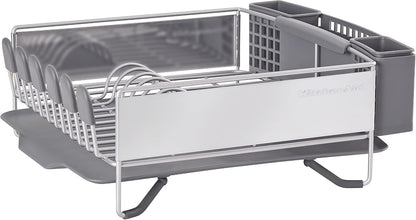 KitchenAid Escurridor compacto que ahorra espacio, con cajón extraí...