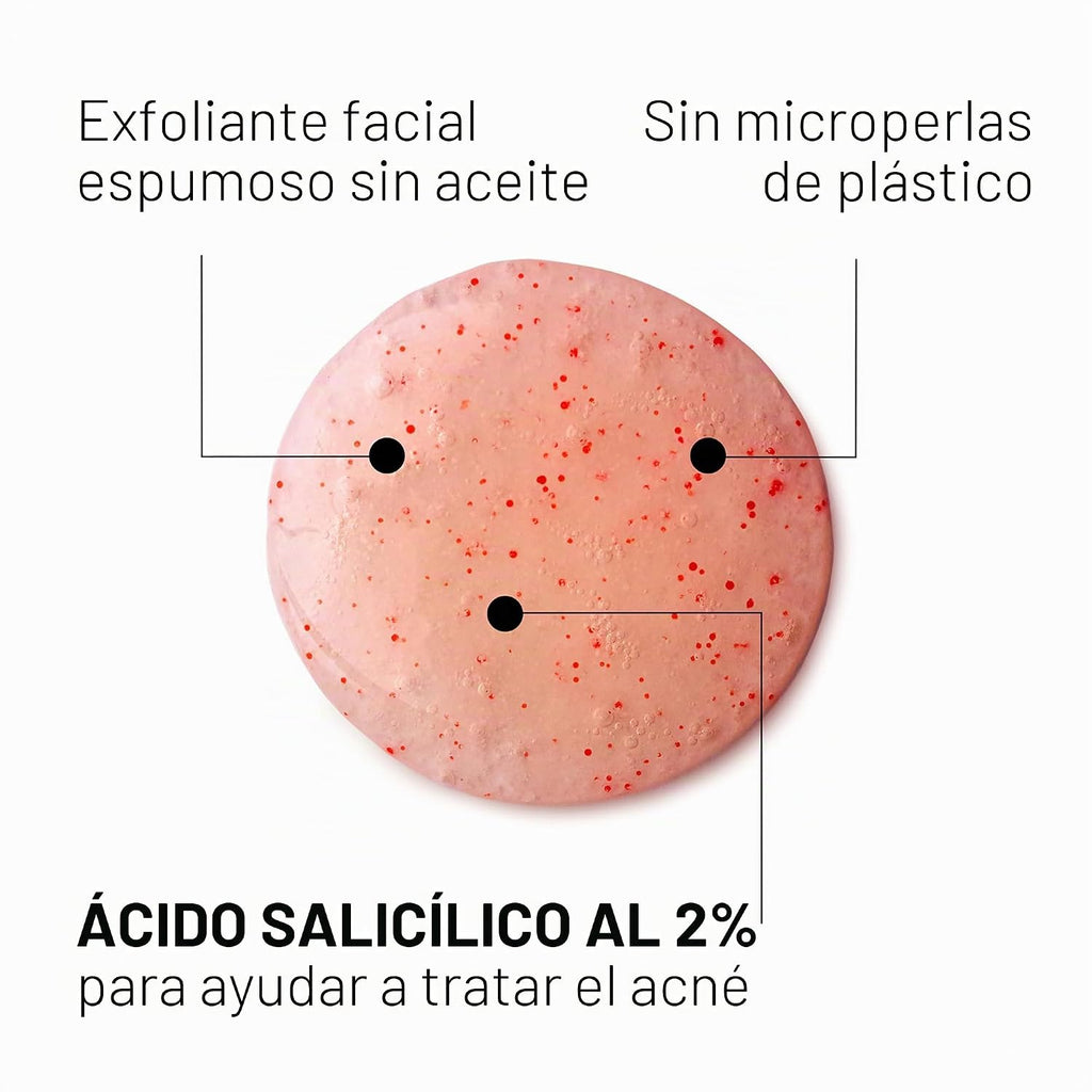 Limpiador facial de Neutrogena para el acné sin aceite, Rosado | Li...