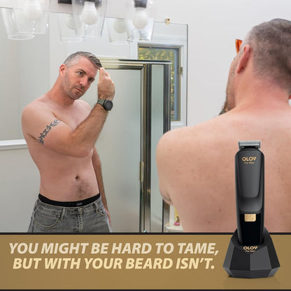 OLOV For Man Cortadora de barba, kit de aseo todo en uno para hombr...