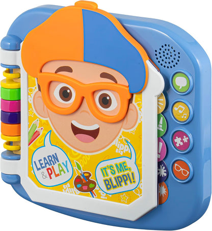 eKids Libro Blippi, juguetes para niños pequeños con juegos de apre...