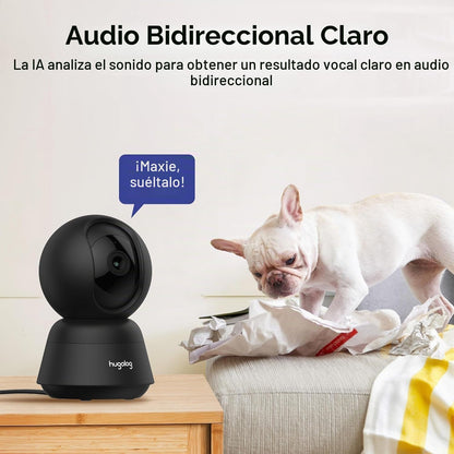 Hugolog Cámara de Seguridad Interior Pan\/Tilt 3K 5MP con Enfoque A...