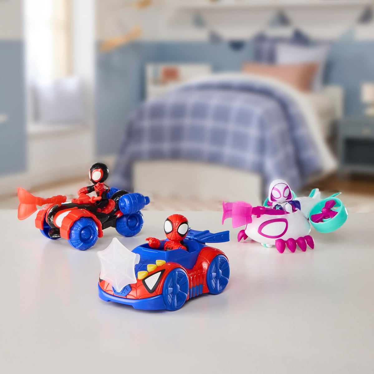 Marvel Spidey and his Amazing Friends - Figura de acción y vehículo...
