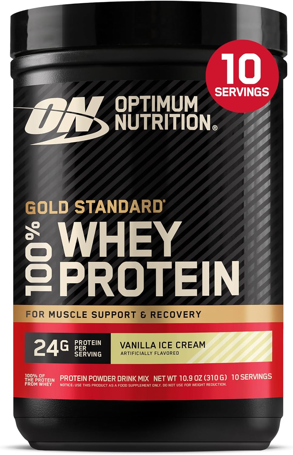 Optimum Nutrition Gold Standard 100% proteína de suero en polvo, he...