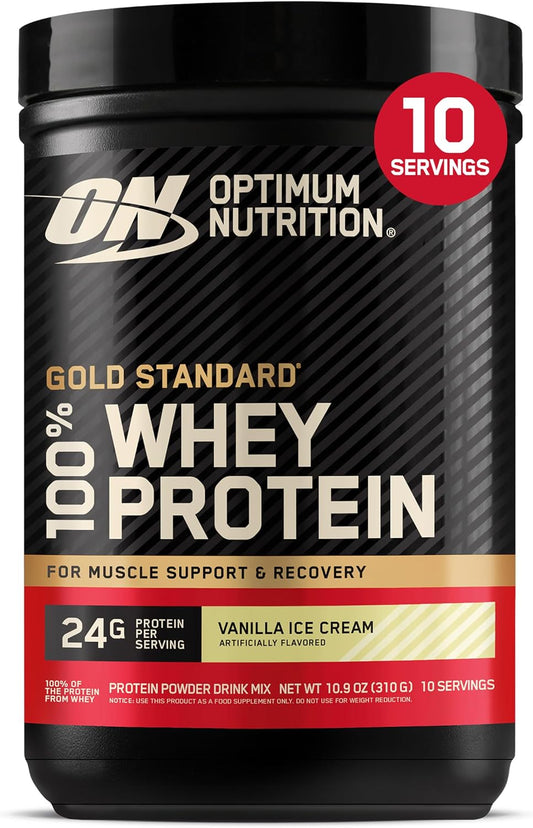 Optimum Nutrition Gold Standard 100% proteína de suero en polvo, he...