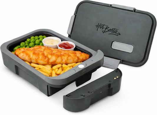 Hot Bento PLUS Lonchera autocalentable y calentador de alimentos co...