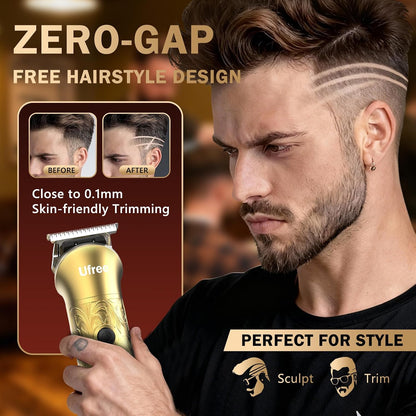 Ufree Cortadora de pelo para hombres, recortadora de barba, afeitad...