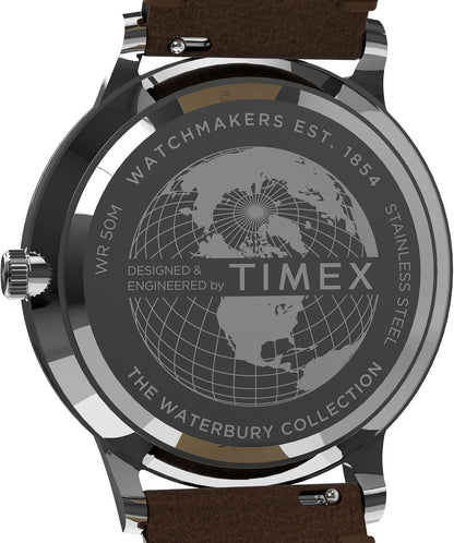 Timex Reloj clásico Waterbury para hombre de 40 mm