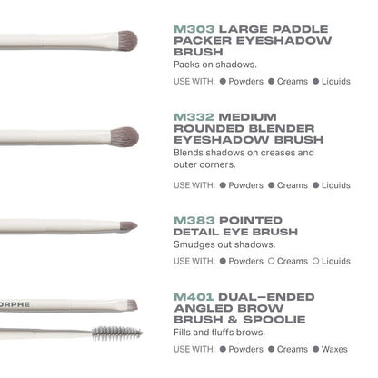 Morphe Best of Blends - Juego de 8 brochas de maquillaje, brochas d...