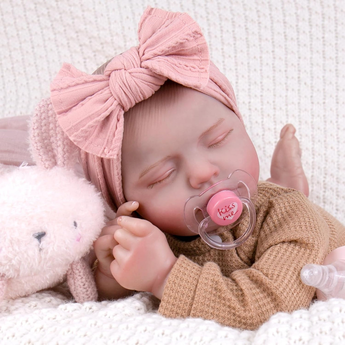 Muñeca bebé Aori Reborn, niña recién nacida dormida de 20 pulgadas...