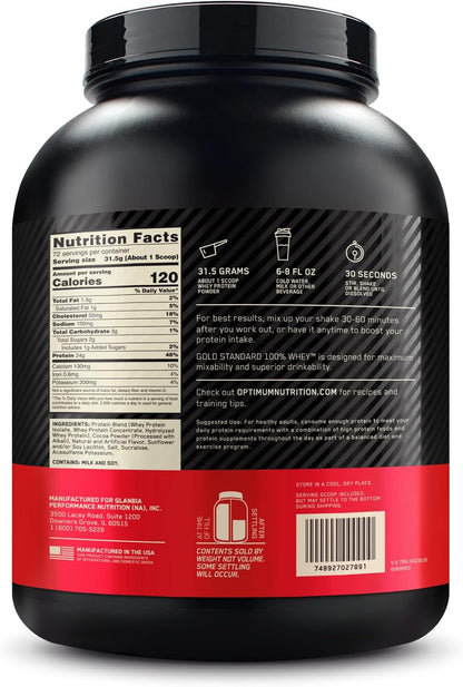 Optimum Nutrition Estándar dorado 100% Proteína de Suero de Leche e...
