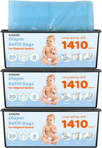 90 bolsas de repuesto para cubos de pañales compatibles con Genie E...