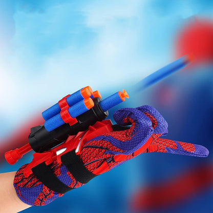 Juego de 2 guantes lanzadores de muñeca de tela de araña, decoracio...