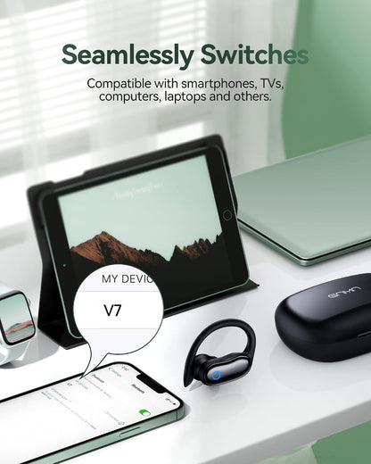 GNMN Auriculares inalámbricos con cancelación activa de ruido, repr...