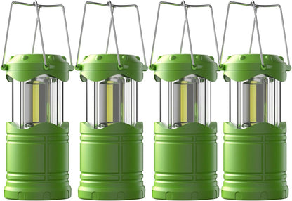 Lichamp Linterna LED para campamento, paquete de 4 linternas alimen...