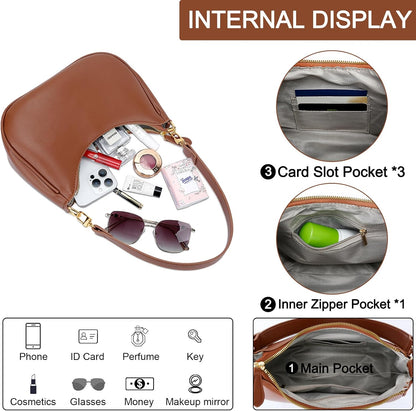 KKXIU Bolso de hombro para mujer, lindos bolsos y bolsos hobo | Bol...