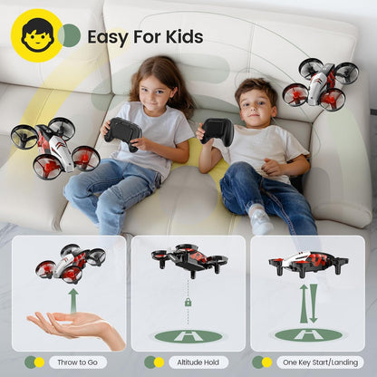 Holy Stone HS210T Drones para niños, 2 en 1 MINI Drone interior con...