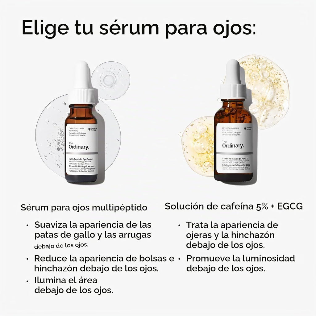The Ordinary Multi-Peptide Eye Serum, fórmula antienvejecimiento pa...