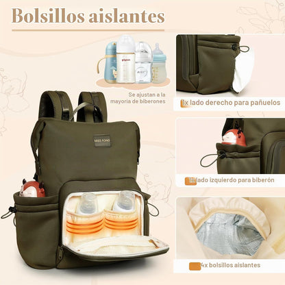 Miss Fong - Mochila para pañales Mochila de neopreno para bebé | Ma...