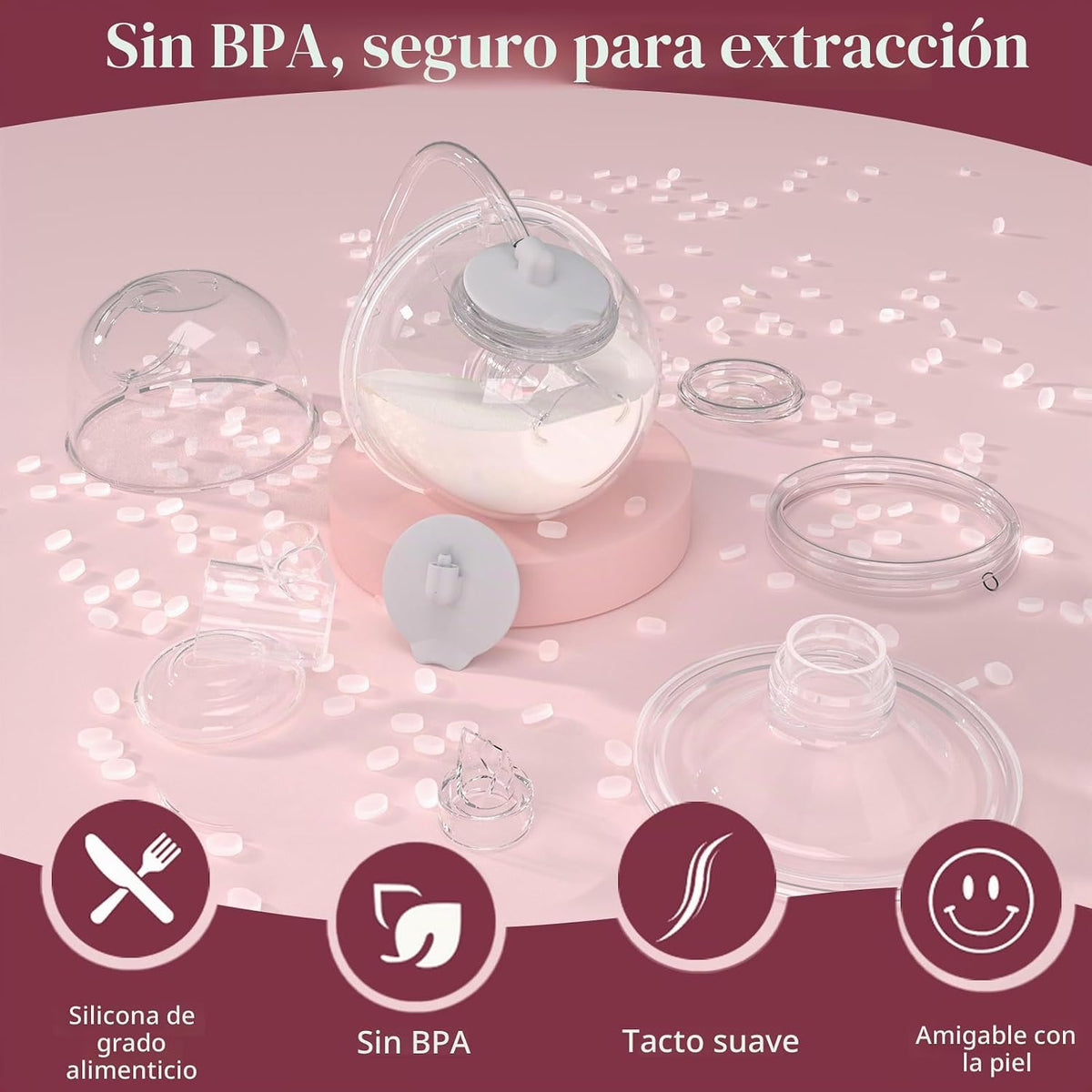 1 juego de 1.063 in CaraCups colección de leche portátil, tazas de...