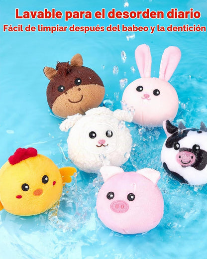 hahaland Juguetes para bebés de 6 a 12 meses - Peluche de animales...