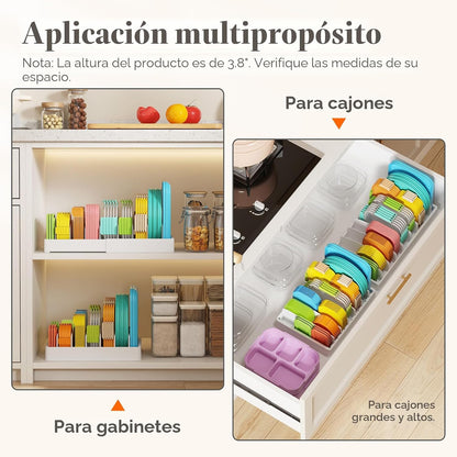 Lifewit Organizador de armario de cocina para tapa de condensador d...