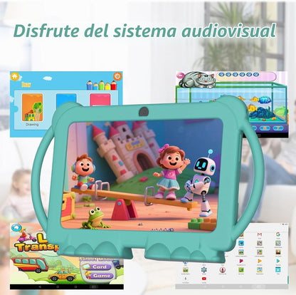 HOTTABLET Tableta para niños Android de 7 pulgadas, 4 GB de RAM 32...