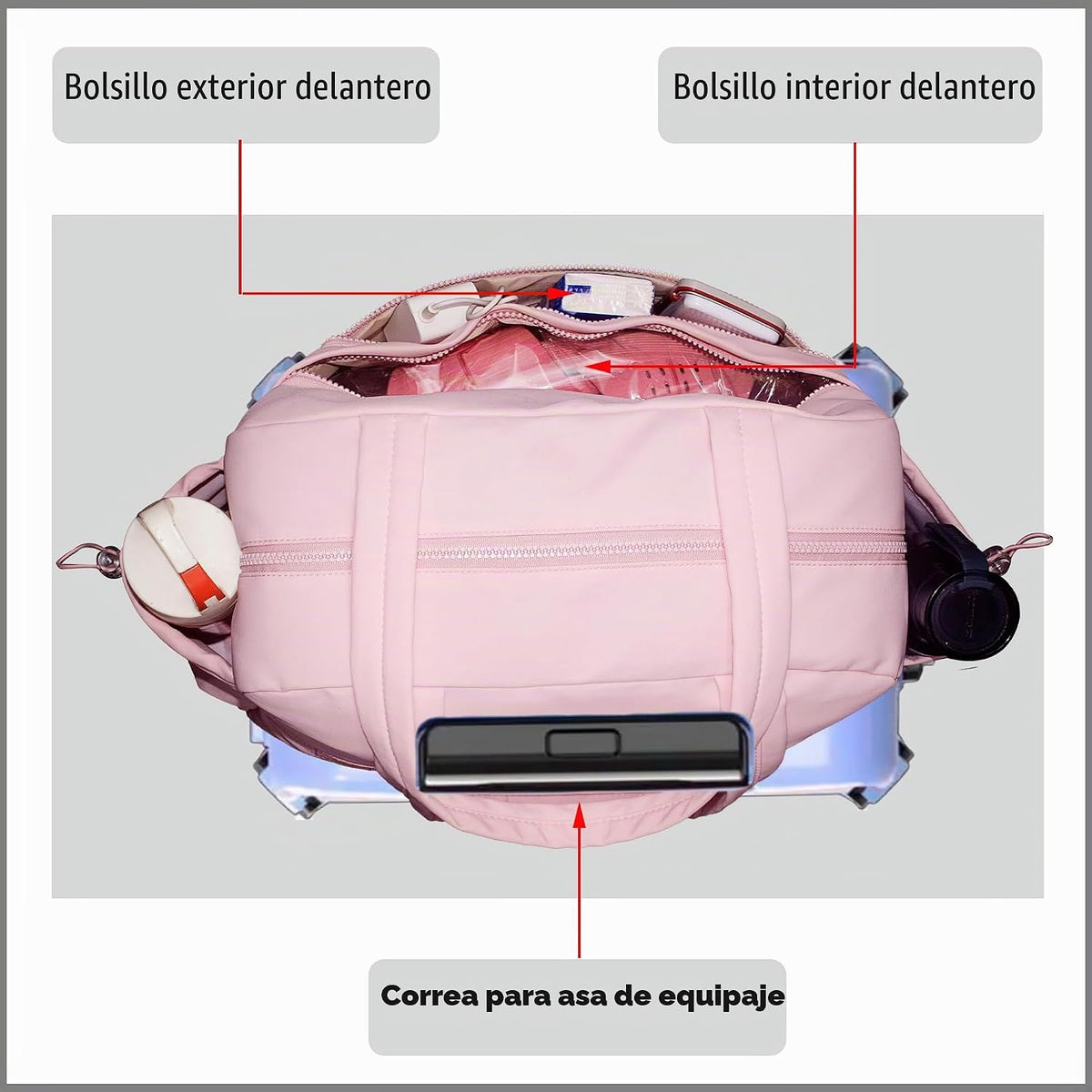 MZTUE Bolso mediano para pañales, bolso de hombro y cruzado para mamá