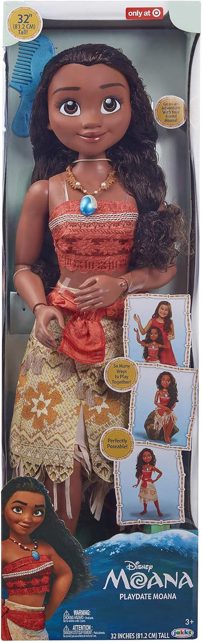 Muñeca Moana de Disney de 32 pulgadas de alto Playdate perfectament...