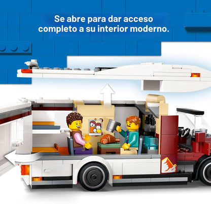 LEGO City Holiday Adventure Camper Van Juego de juguetes de constru...