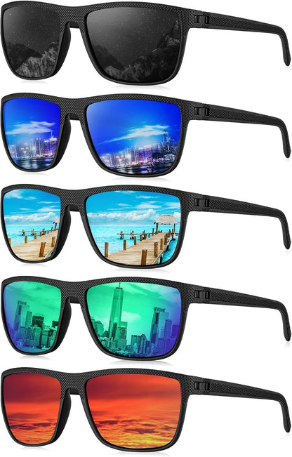 KALIYADI Gafas de sol polarizadas para hombre, gafas de sol clásica...