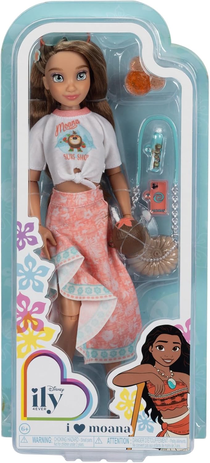 Muñecas de moda Disney ILY 4EVER inspiradas en Moana, de 11,5 pulga...