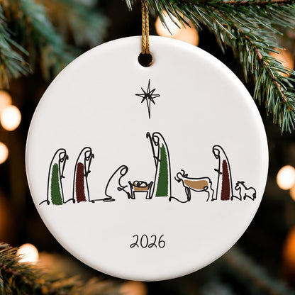 NewEleven Adornos de Navidad de Natividad 2025 \u2013 Regalos crist...