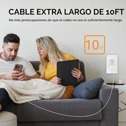 Cargador Pro Max para iPhone 18, 17, 16, carga rápida, cargador USB...